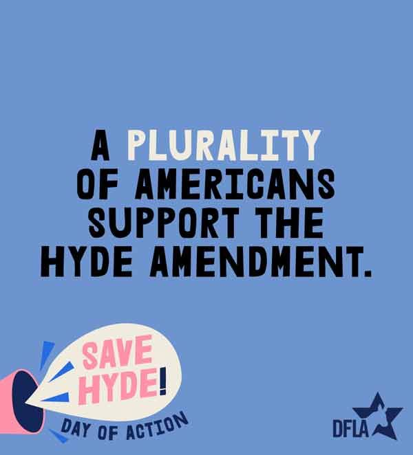 A plurality of Americans support the Hyde Amendament